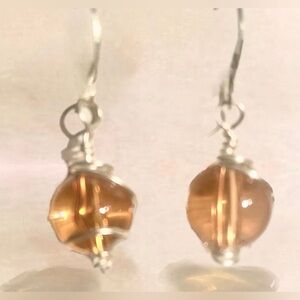“Honey Glaze” Women’s Dangle Earrings
